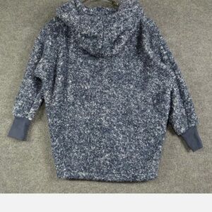 Oversized Sherpa (GILI) Blue Hooded Sweater